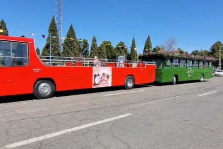 اتوبوسهای نوروزی سازمان حمل و نقل شهرداری سیرجان